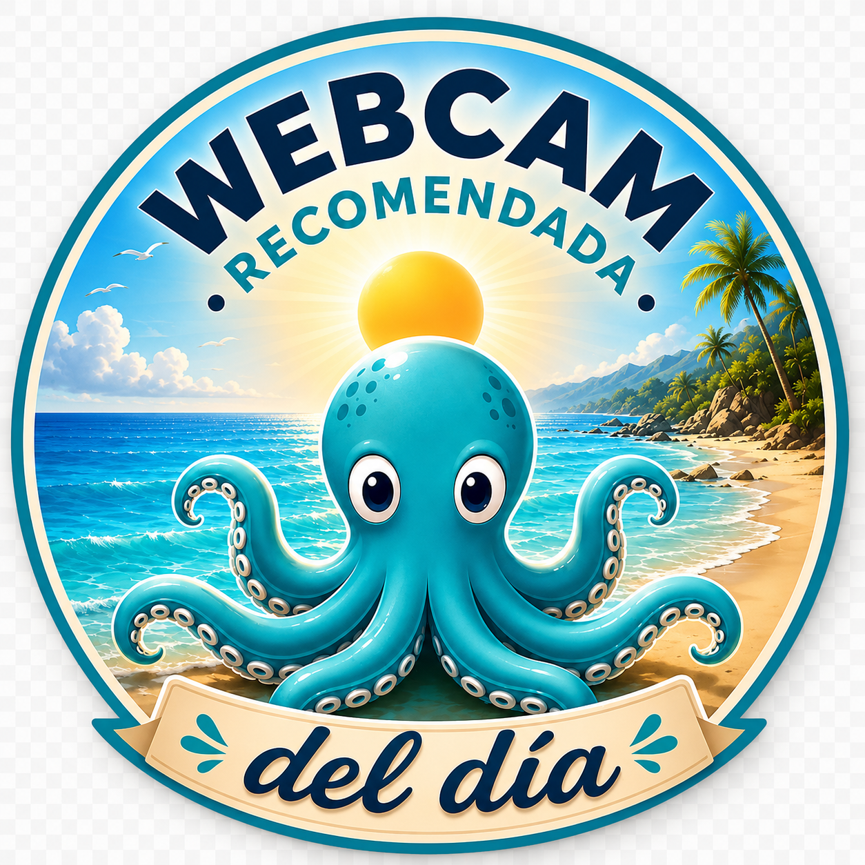 Sello Webcam recomendada del día de Canal Playa